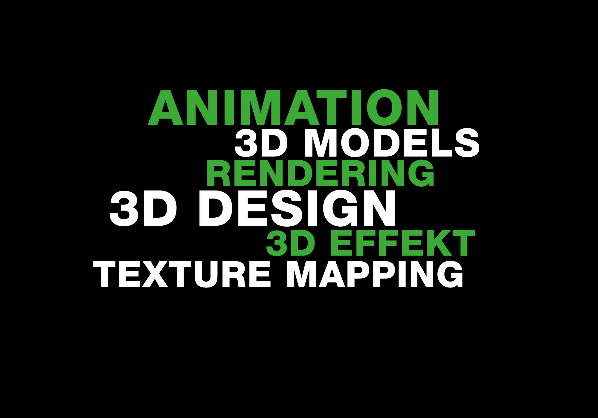 3D Design, 3D Animation, 3D Visualisierung, Rendering